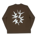 BROWN EXPLORER LONG SLEEVE TEE