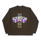 BROWN EXPLORER LONG SLEEVE TEE