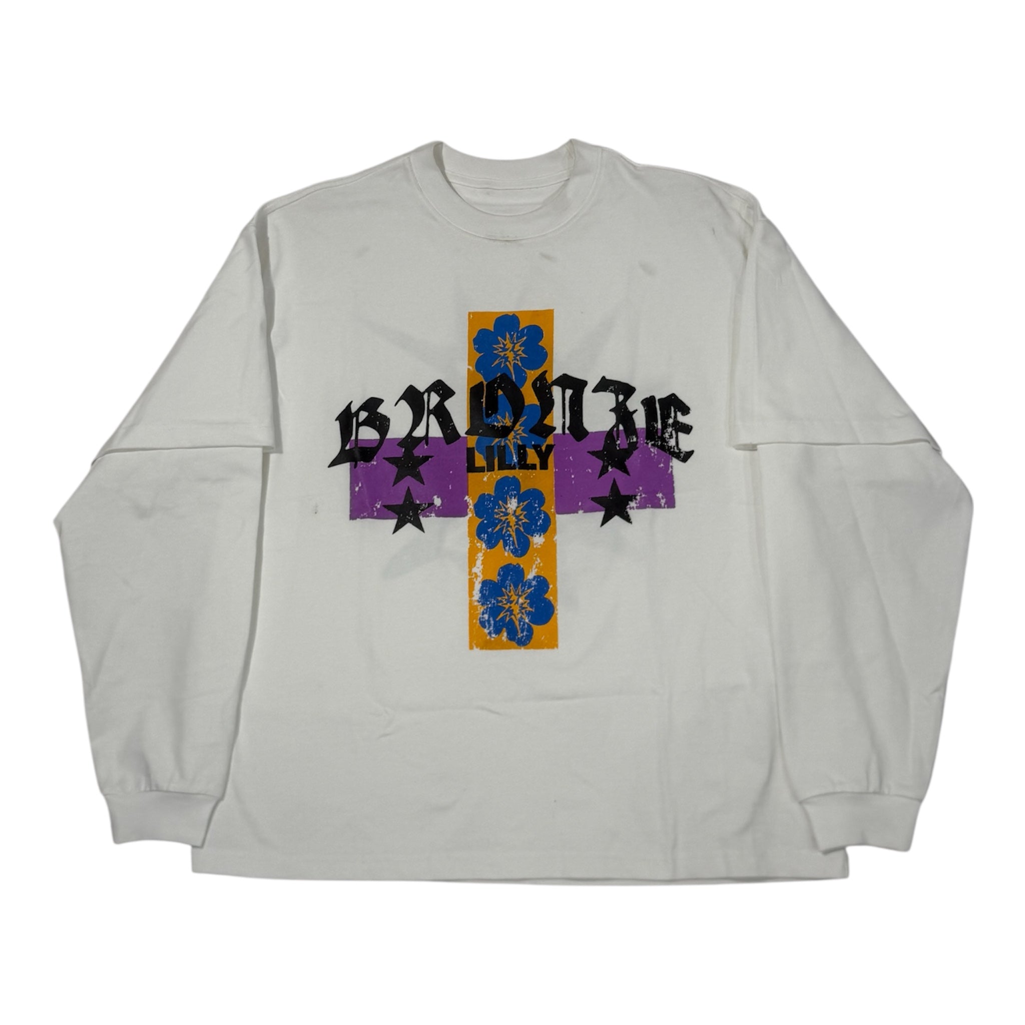 WHITE EXPLORER LONG SLEEVE TEE