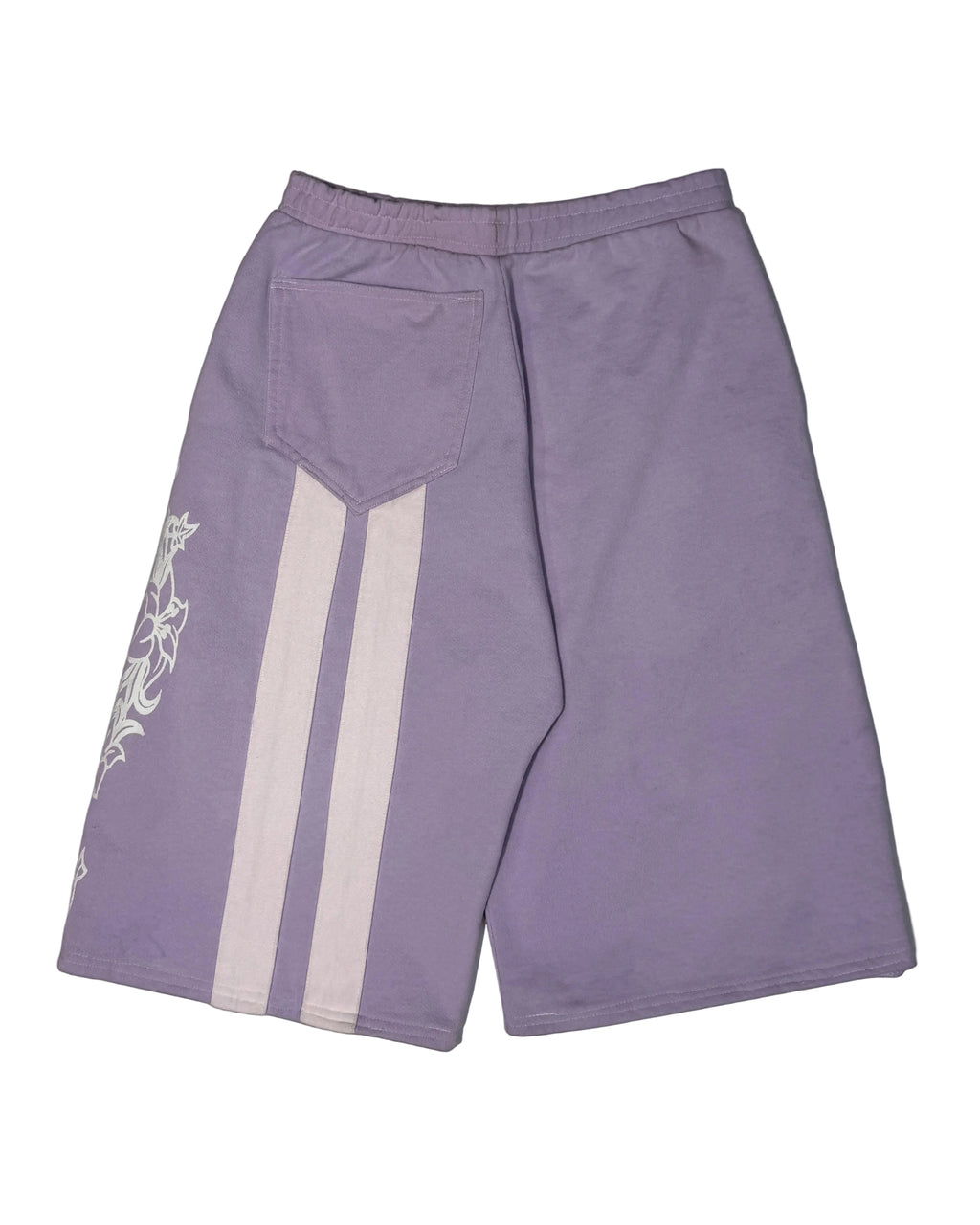 PURPLE ORCHID CAPRI SWEATSHORTS