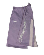 PURPLE ORCHID CAPRI SWEATSHORTS