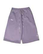 PURPLE ORCHID CAPRI SWEATSHORTS