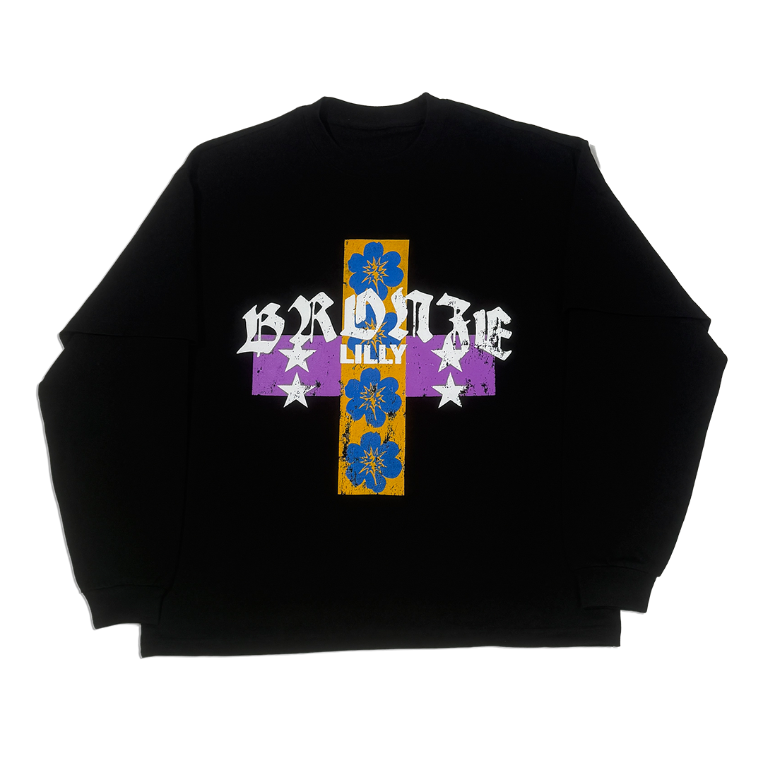 BLACK EXPLORER LONG SLEEVE TEE